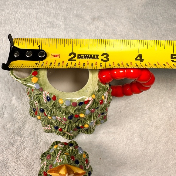 Christopher Radko Traditions Holiday Celebrations Christmas Tree Creamer Teapot - Picture 8 of 11